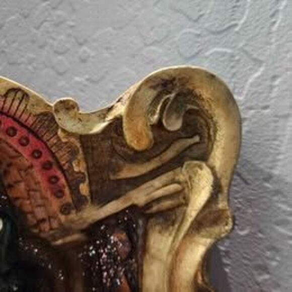 3D Last Supper Ceramic 10" X 19x 1 chip on the back - Picture 4 of 8